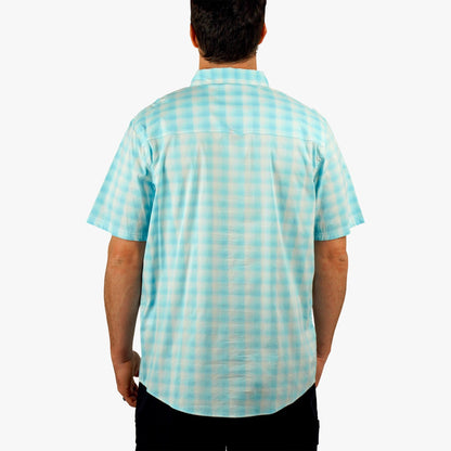 Mens Portside SS Button Down Fishing Shirt - AFTCO