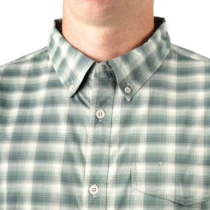 Mens Portside SS Button Down Fishing Shirt - AFTCO