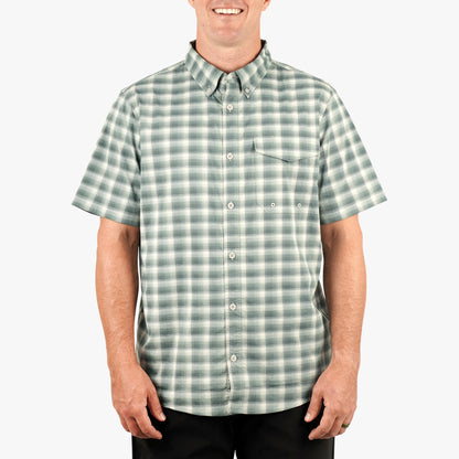 Mens Portside SS Button Down Fishing Shirt - AFTCO