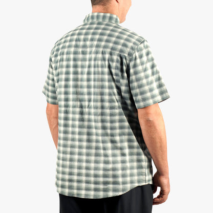 Mens Portside SS Button Down Fishing Shirt - AFTCO