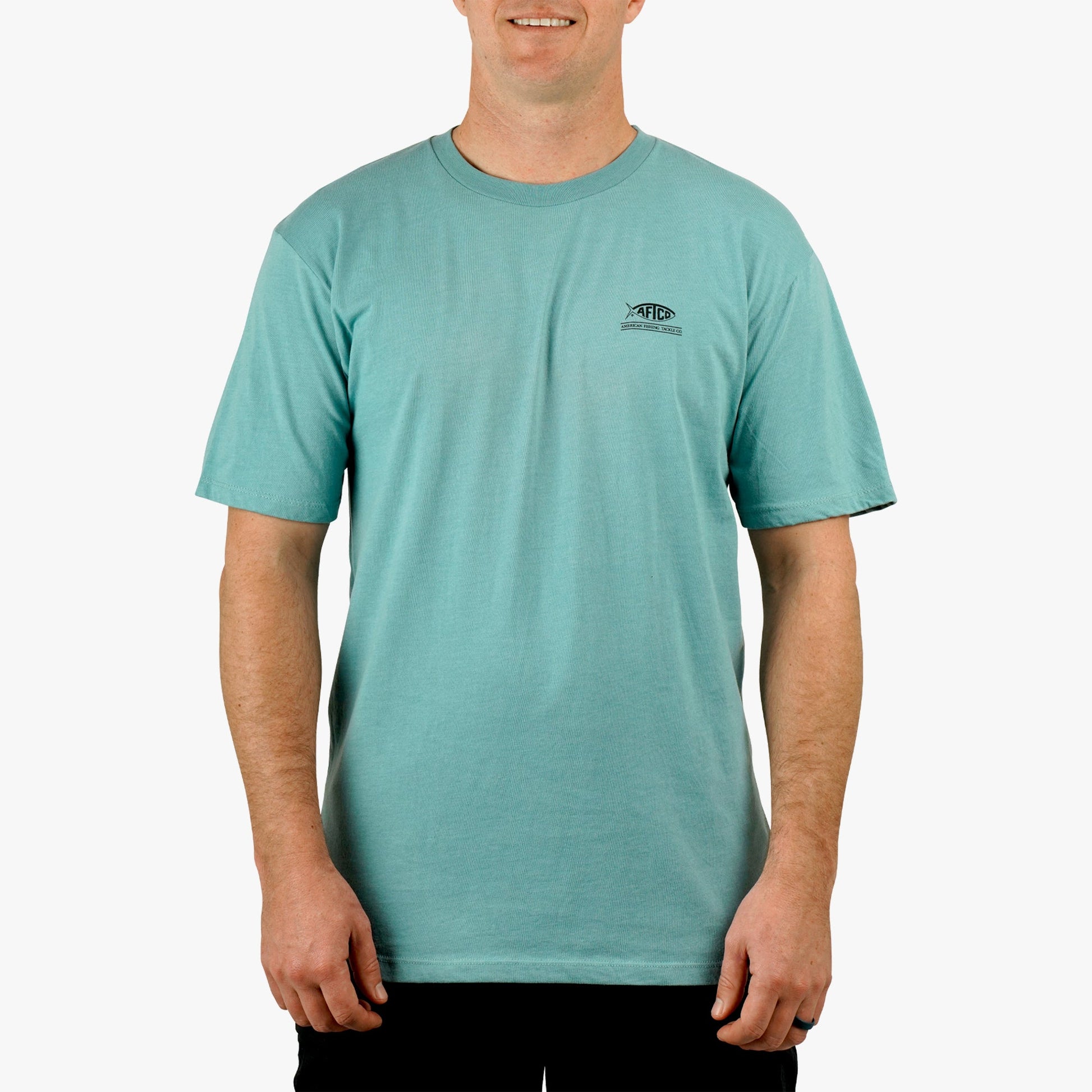 Mens Skipping SS Boating T-Shirt - AFTCO