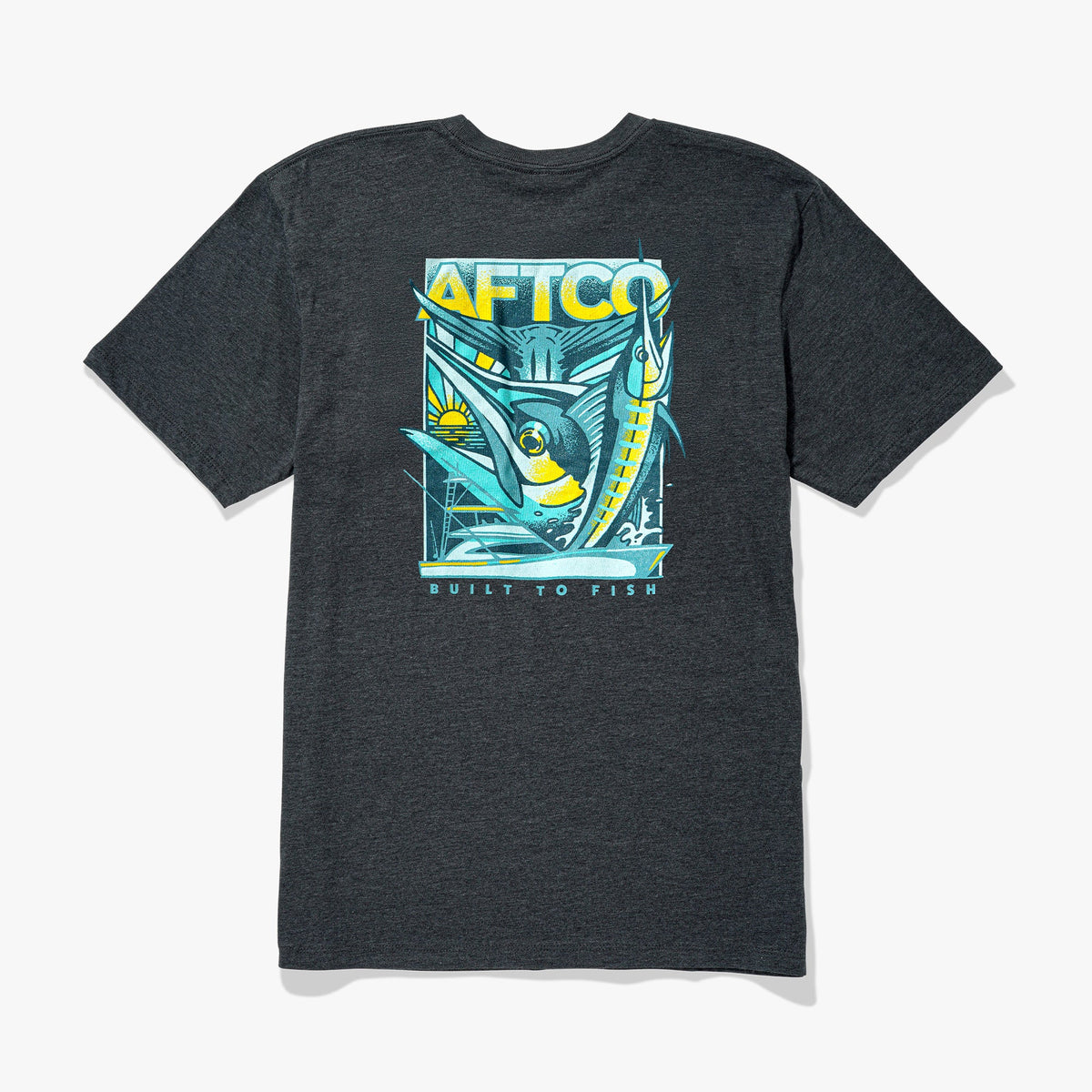 Mens Billed Short Sleeve Men's Fishing T-Shirt - AFTCO