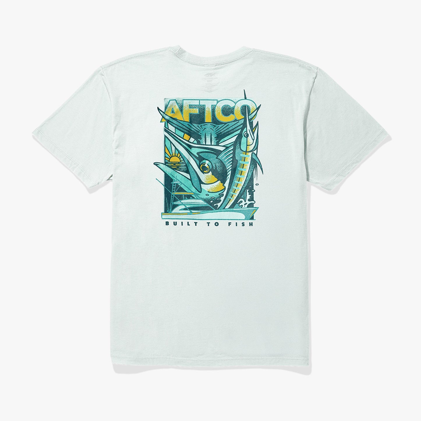 Mens Billed Short Sleeve Men's Fishing T-Shirt - AFTCO