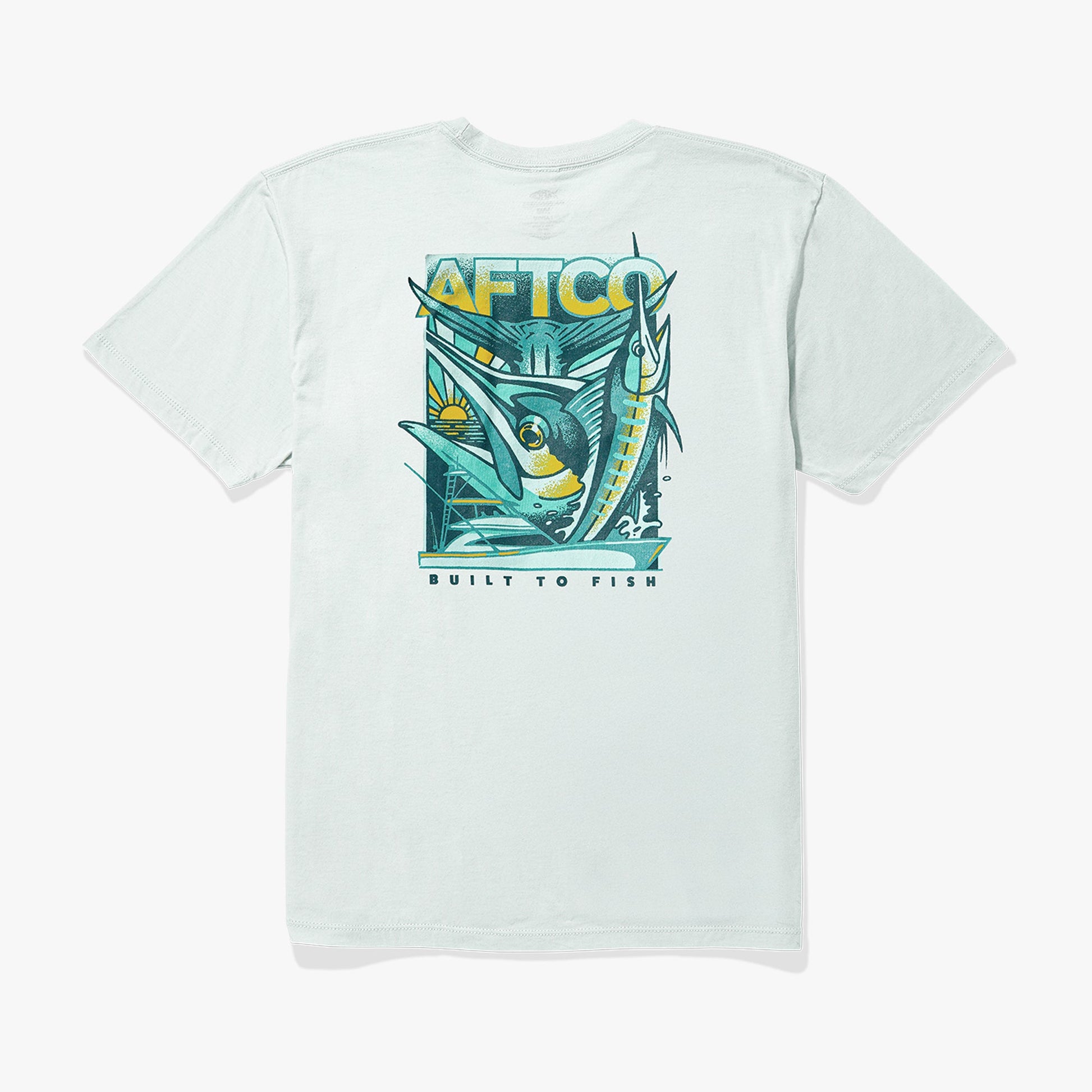 Mens Billed Short Sleeve Men's Fishing T-Shirt - AFTCO