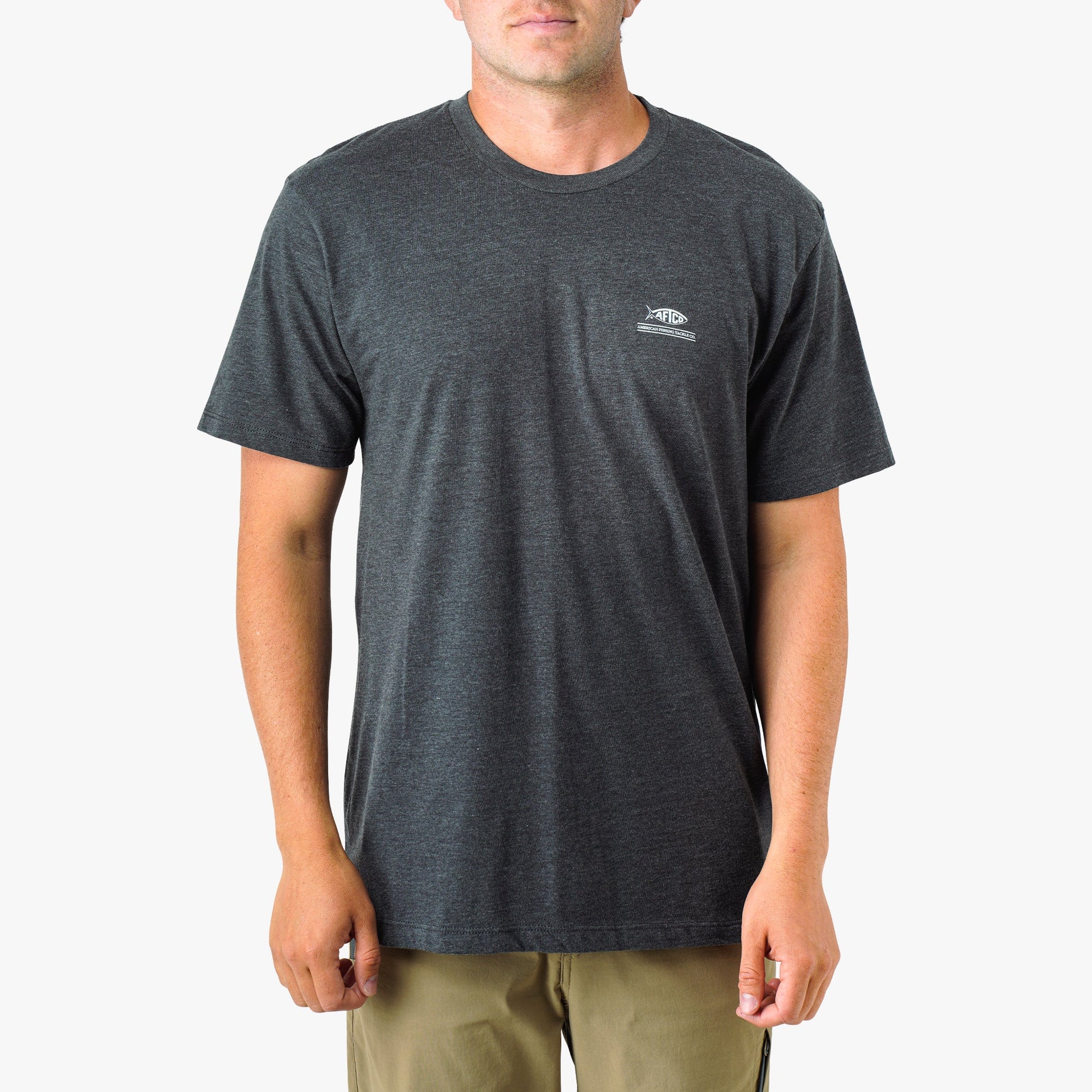 Mens Billed Short Sleeve Men's Fishing T-Shirt - AFTCO