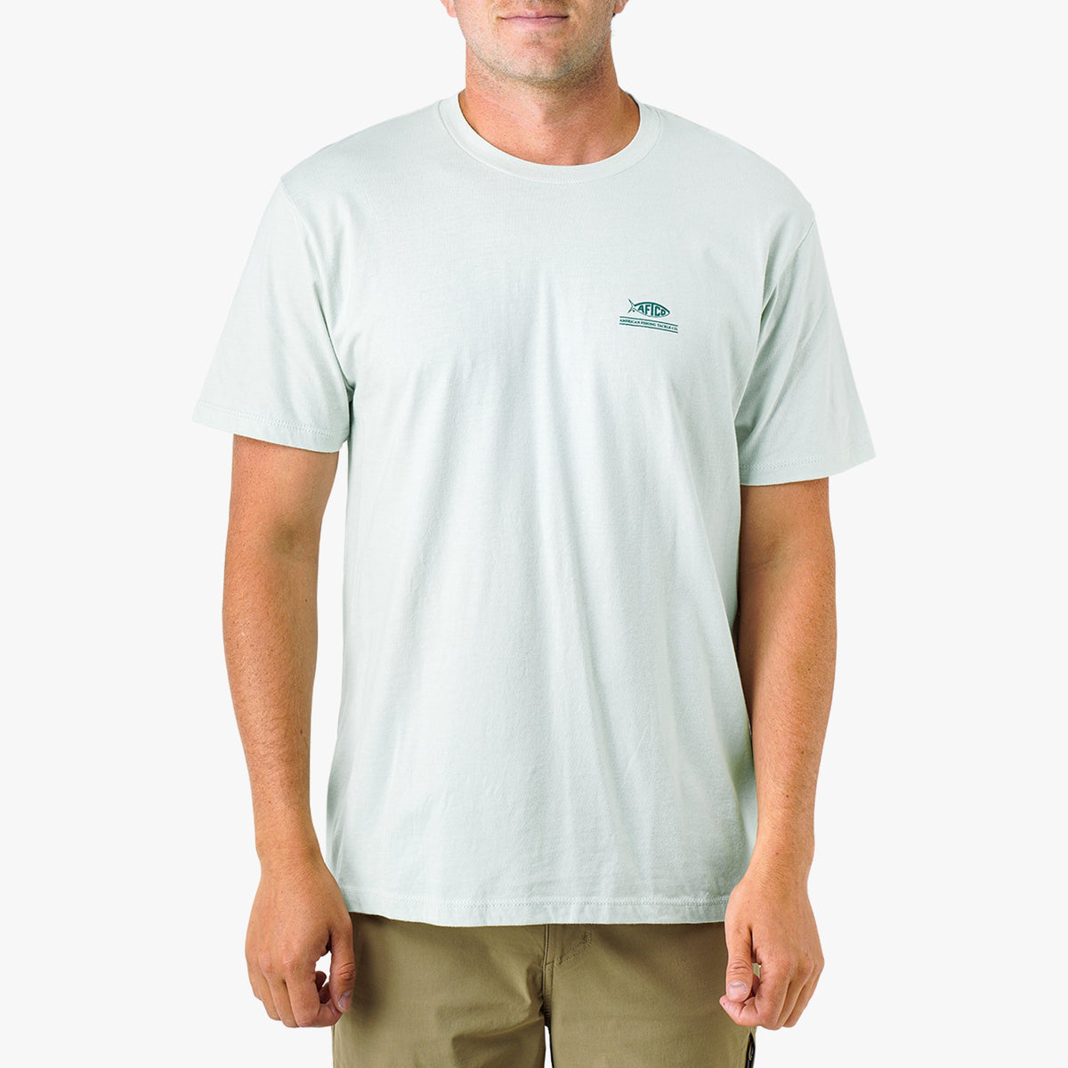 Mens Billed Short Sleeve Men's Fishing T-Shirt - AFTCO
