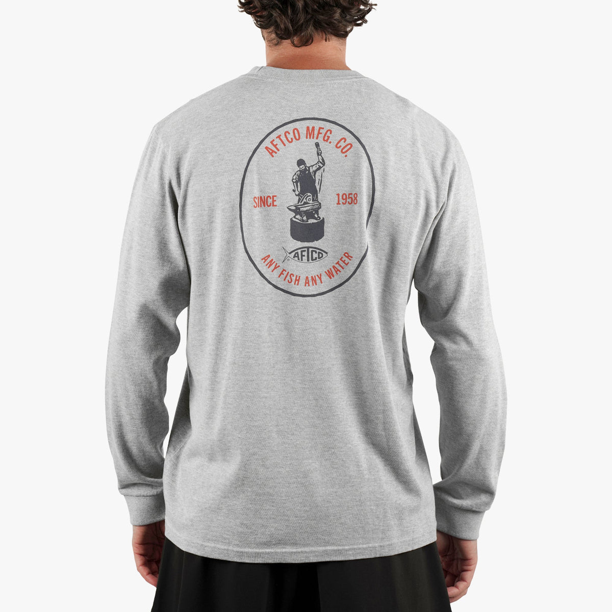 Mens MFG LS Fishing Tee Shirt - AFTCO