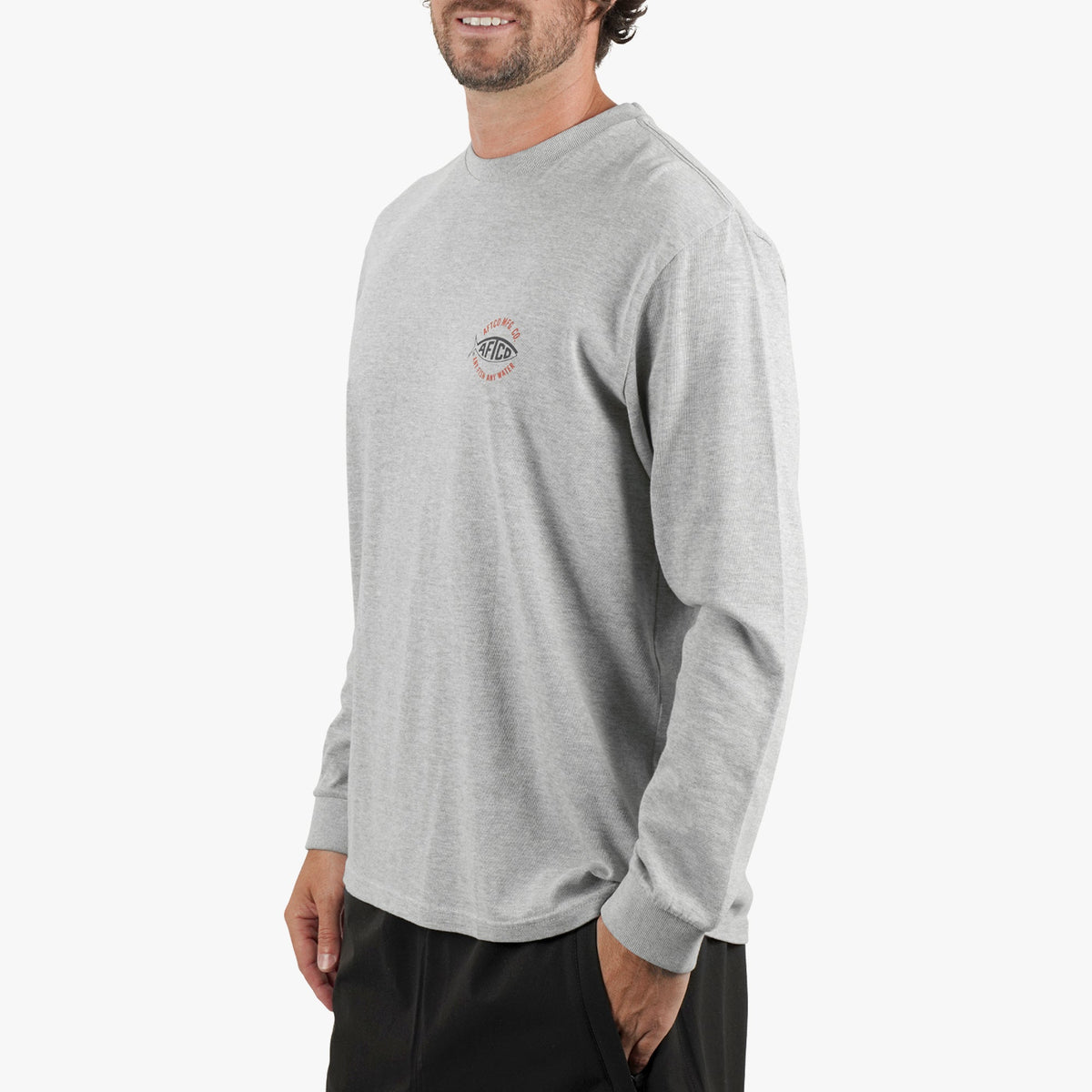 Mens MFG LS Fishing Tee Shirt - AFTCO