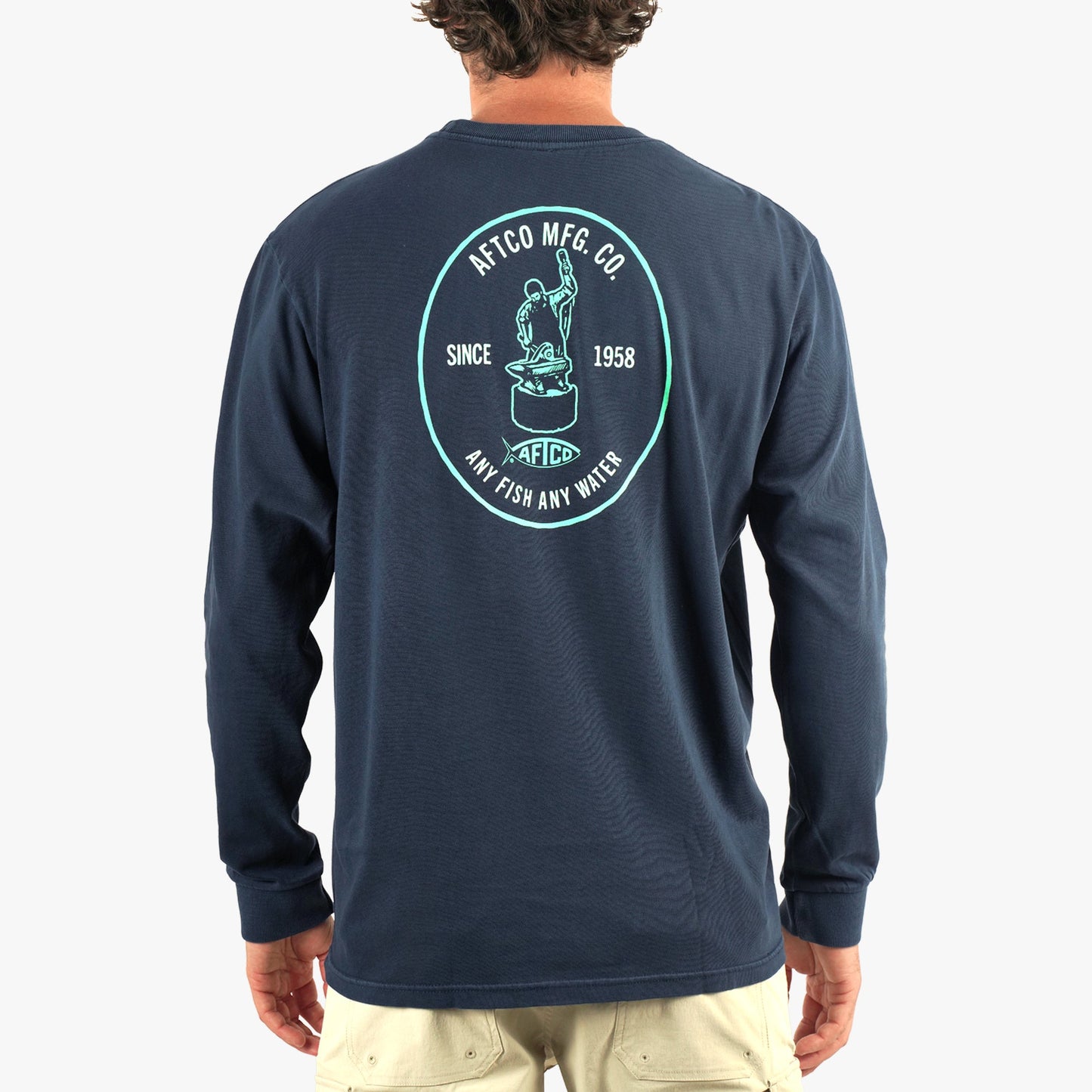 Mens MFG LS Fishing Tee Shirt - AFTCO