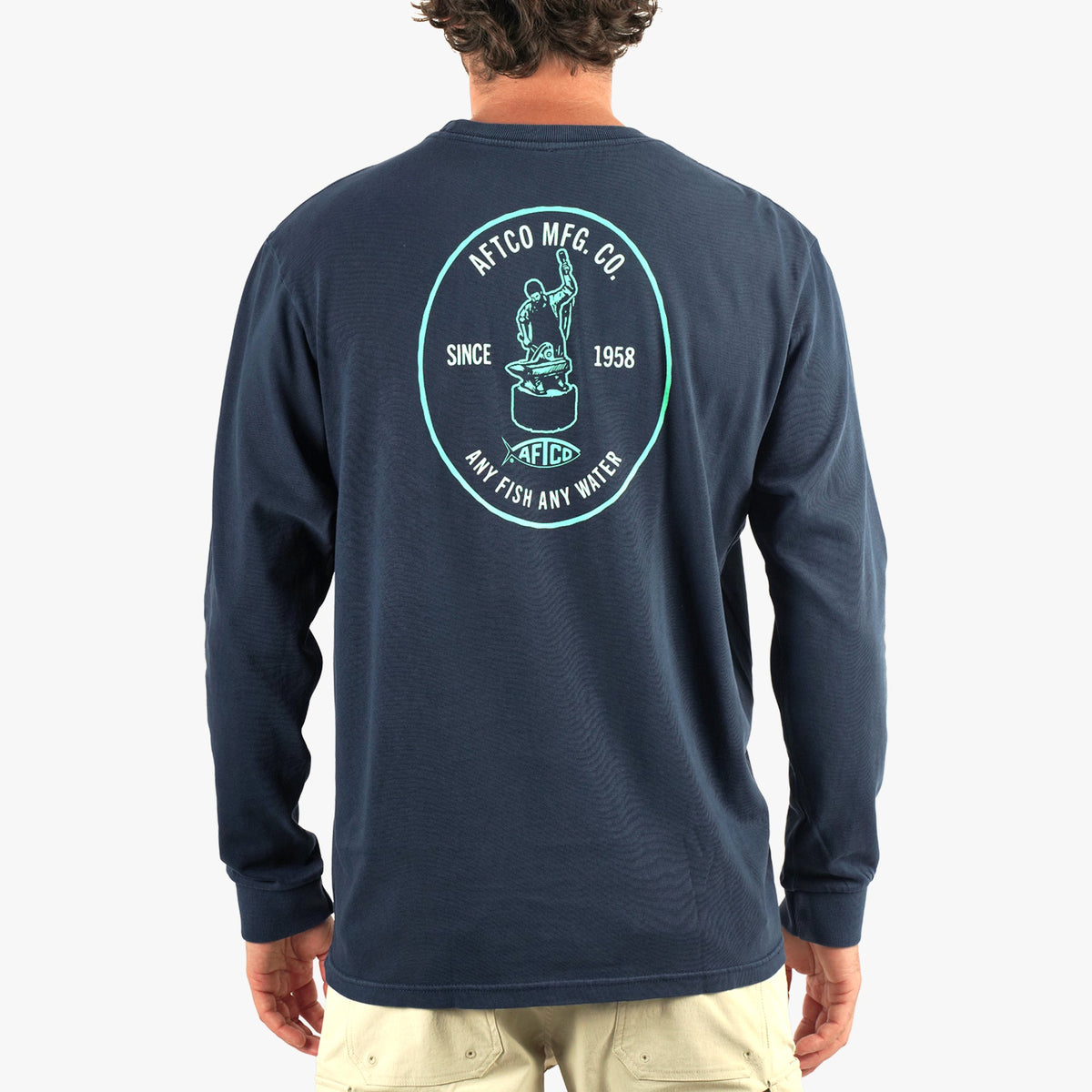 Mens MFG LS Fishing Tee Shirt - AFTCO