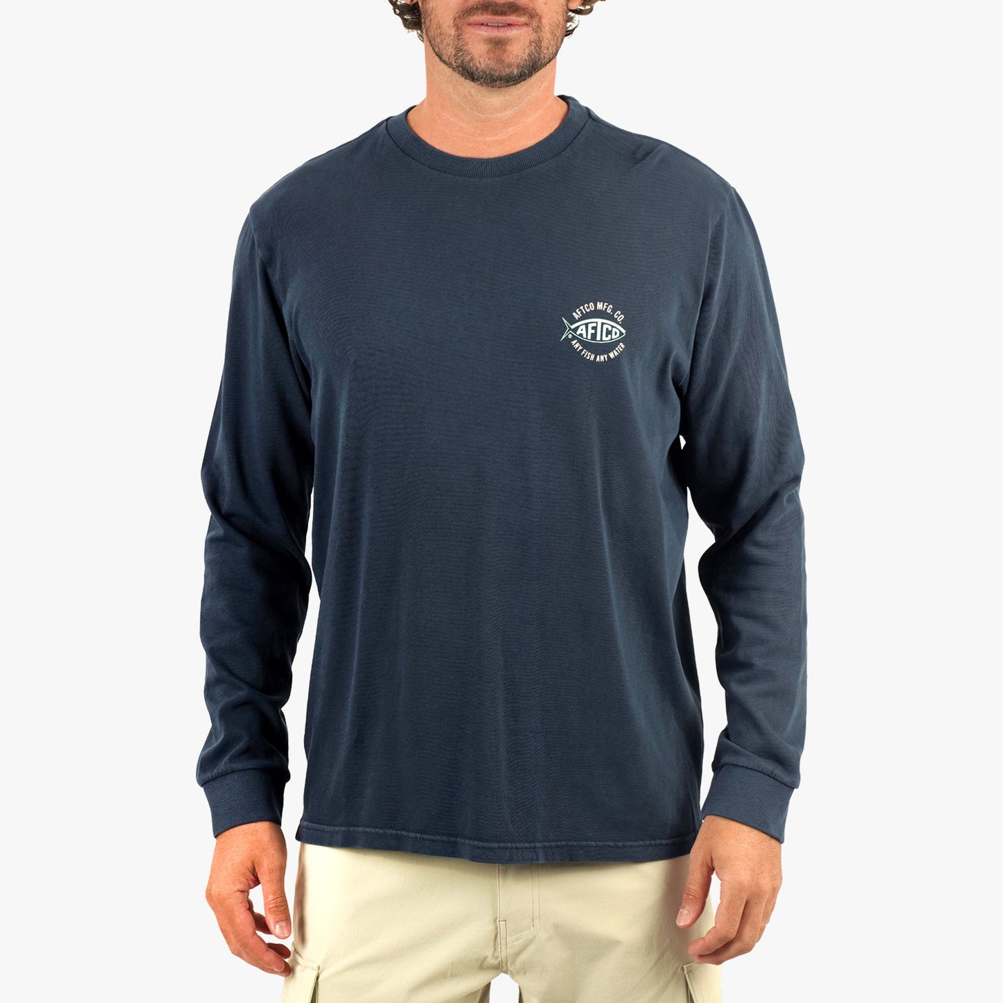 Mens MFG LS Fishing Tee Shirt - AFTCO