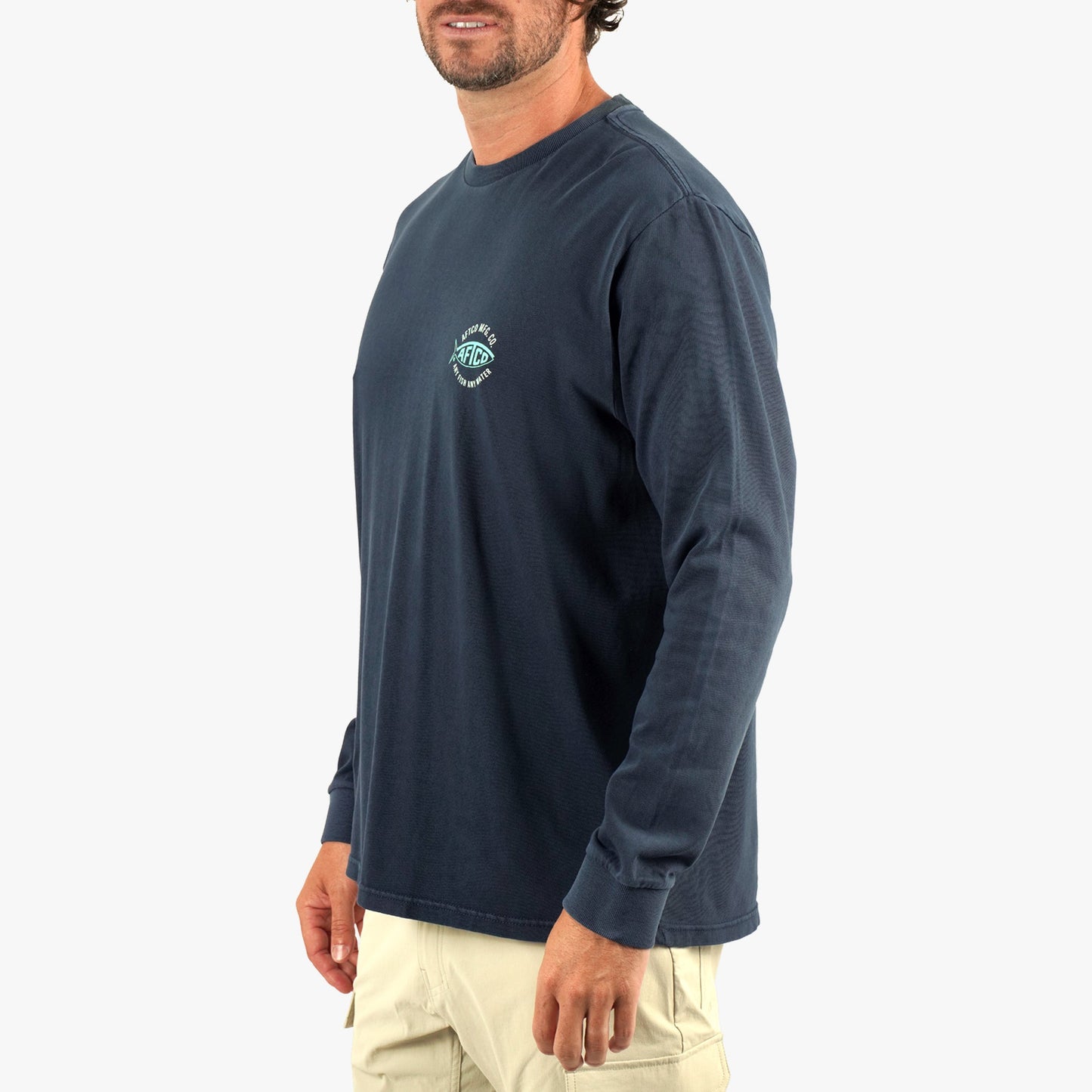 Mens MFG LS Fishing Tee Shirt - AFTCO