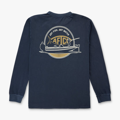 Mens Horizon Long Sleeve Fishing Tee Shirt - AFTCO