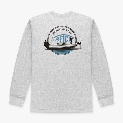 Mens Horizon Long Sleeve Fishing Tee Shirt - AFTCO