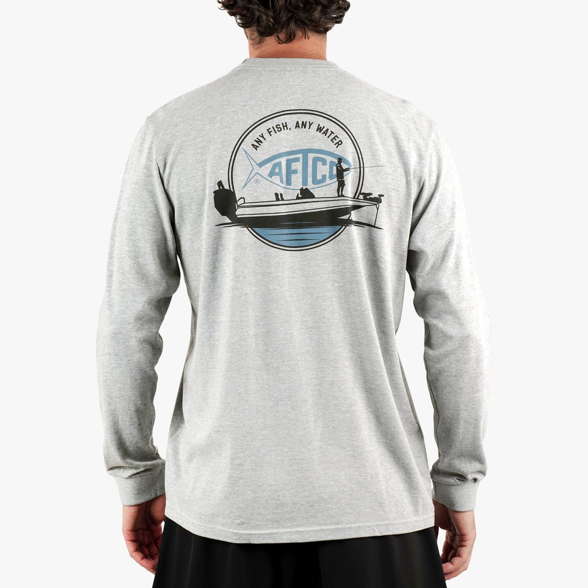 Mens Horizon Long Sleeve Fishing Tee Shirt - AFTCO