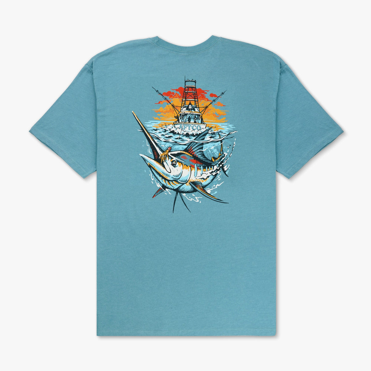 Mens Ship Out SS Fishing T-Shirts - AFTCO
