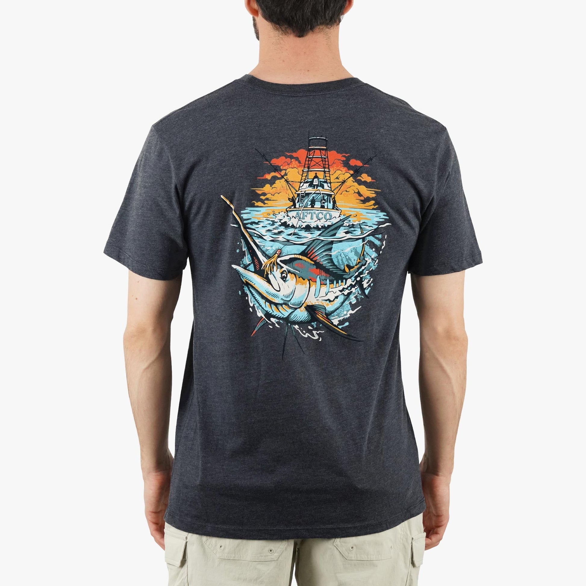 Mens Ship Out SS Fishing T-Shirts - AFTCO