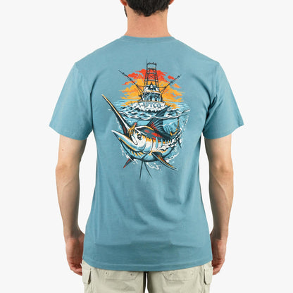 Mens Ship Out SS Fishing T-Shirts - AFTCO