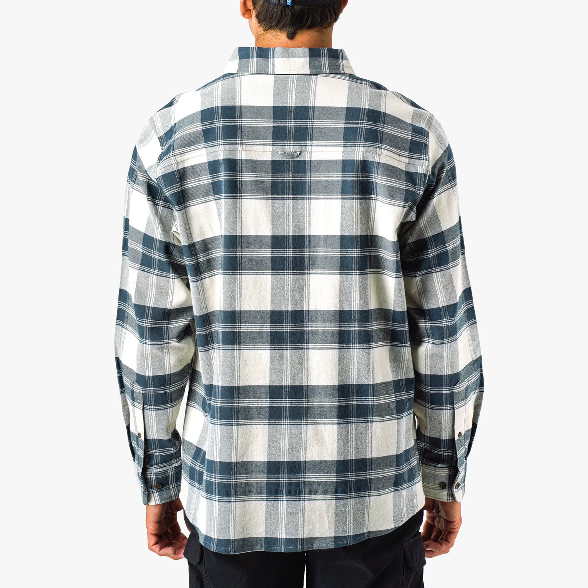 Mens Lager LS Flannel Shirt - AFTCO