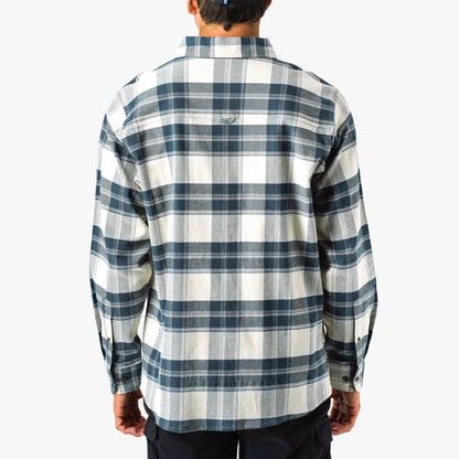 Mens Lager LS Flannel Shirt - AFTCO