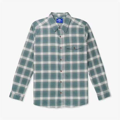 Mens Lager LS Flannel Shirt - AFTCO