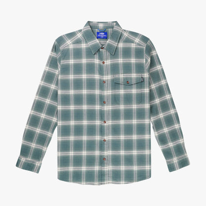 Mens Lager LS Flannel Shirt - AFTCO
