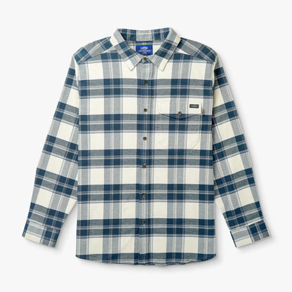 Mens Lager LS Flannel Shirt - AFTCO