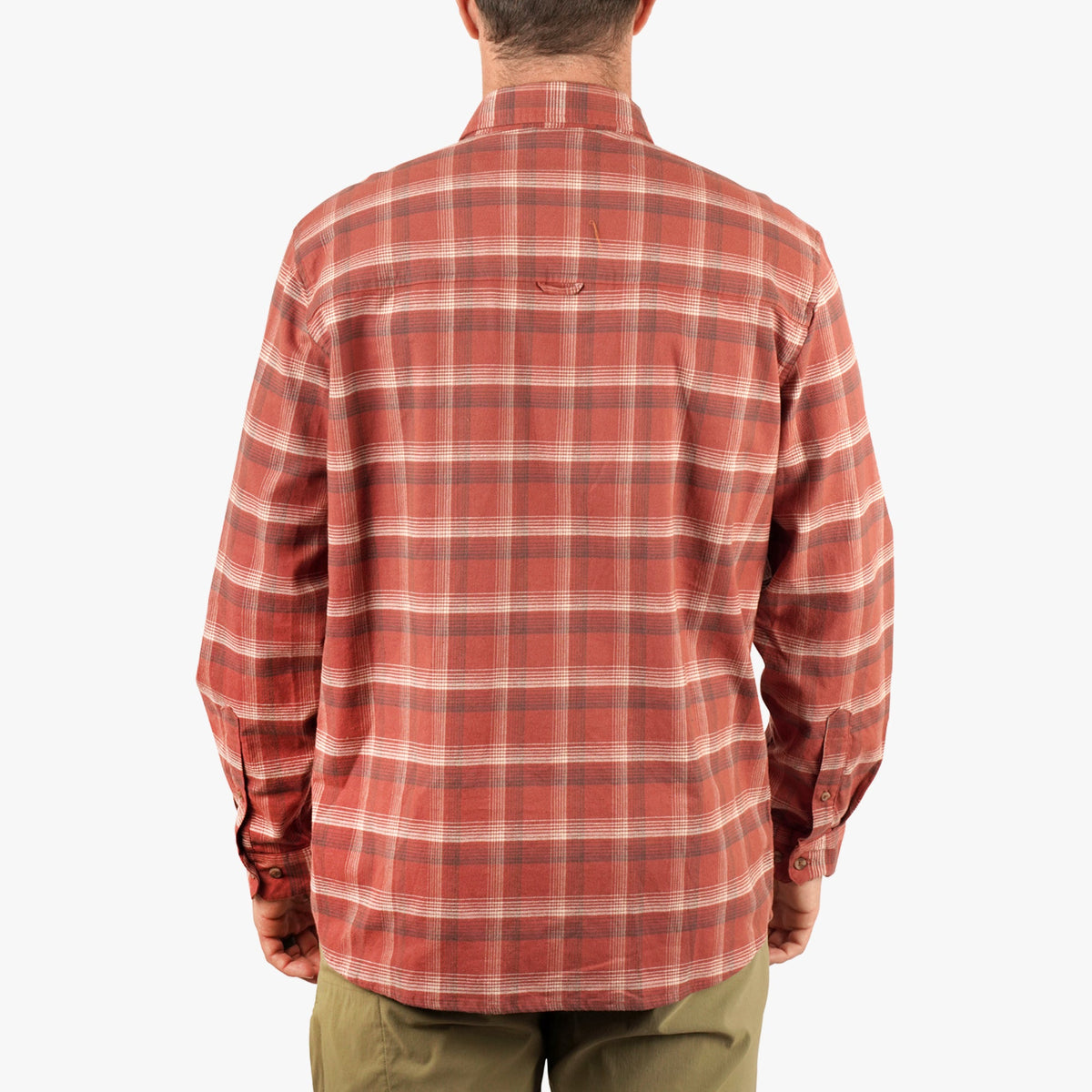 Mens Lager LS Flannel Shirt - AFTCO