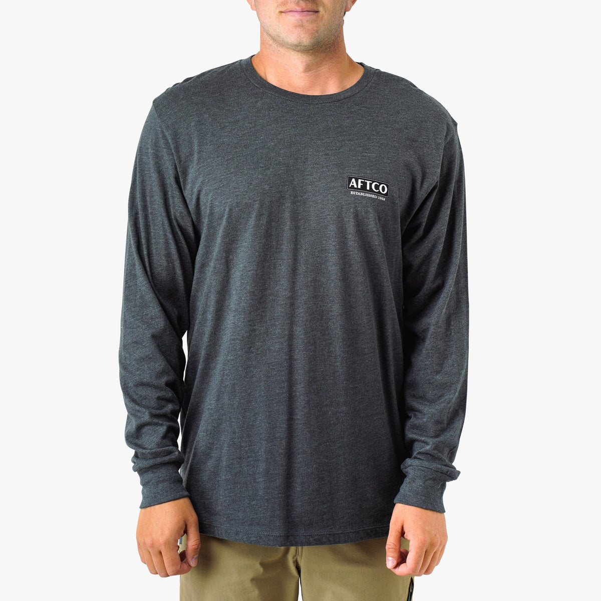 Mens On The Road Long Sleeve Men's Fishing Shirt - AFTCO
