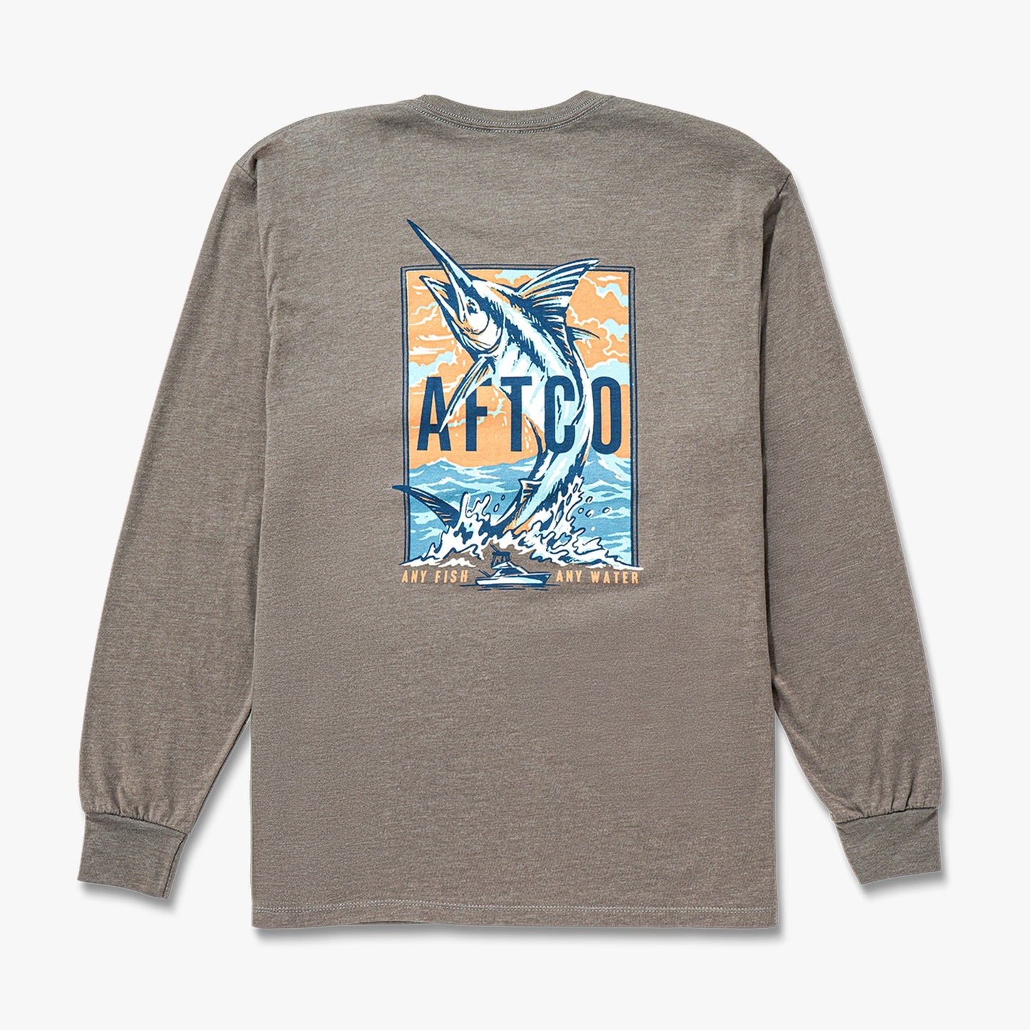Mens Wander Long Sleeve Fishing Shirt - AFTCO
