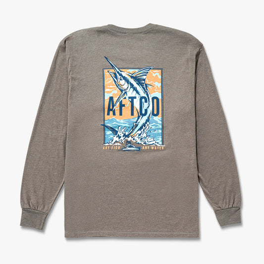 Mens Wander Long Sleeve Fishing Shirt - AFTCO