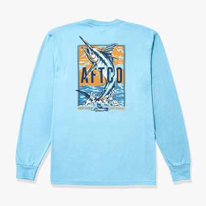 Mens Wander Long Sleeve Fishing Shirt - AFTCO