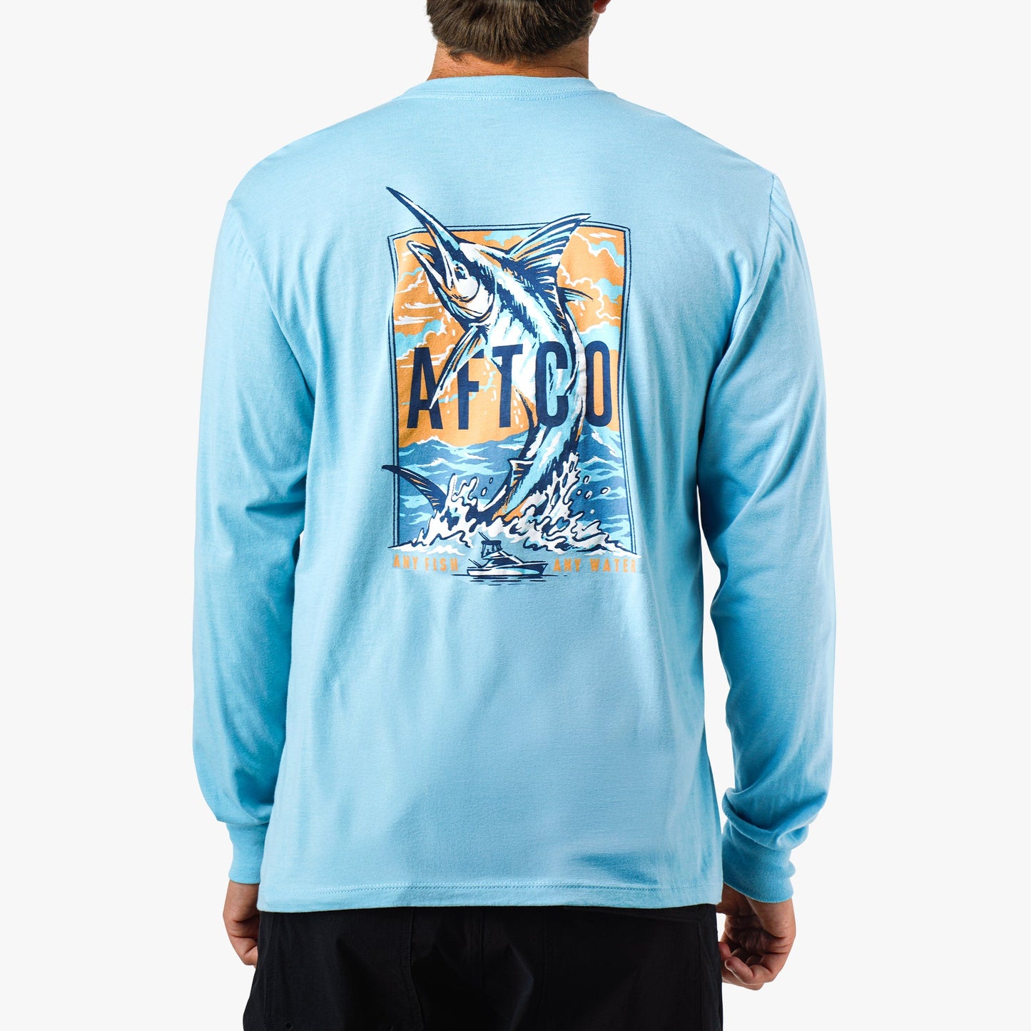 Mens Wander Long Sleeve Fishing Shirt - AFTCO