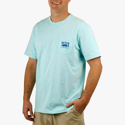 Mens Spotted SS Redfish T-Shirt - AFTCO