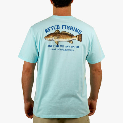 Mens Spotted SS Redfish T-Shirt - AFTCO