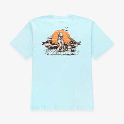 Mens Bucket SS Fishing Tee Shirt - AFTCO