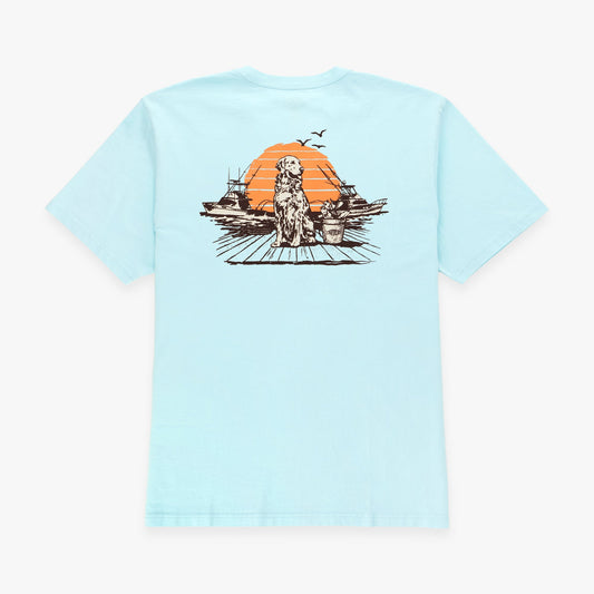 Mens Bucket SS Fishing Tee Shirt - AFTCO