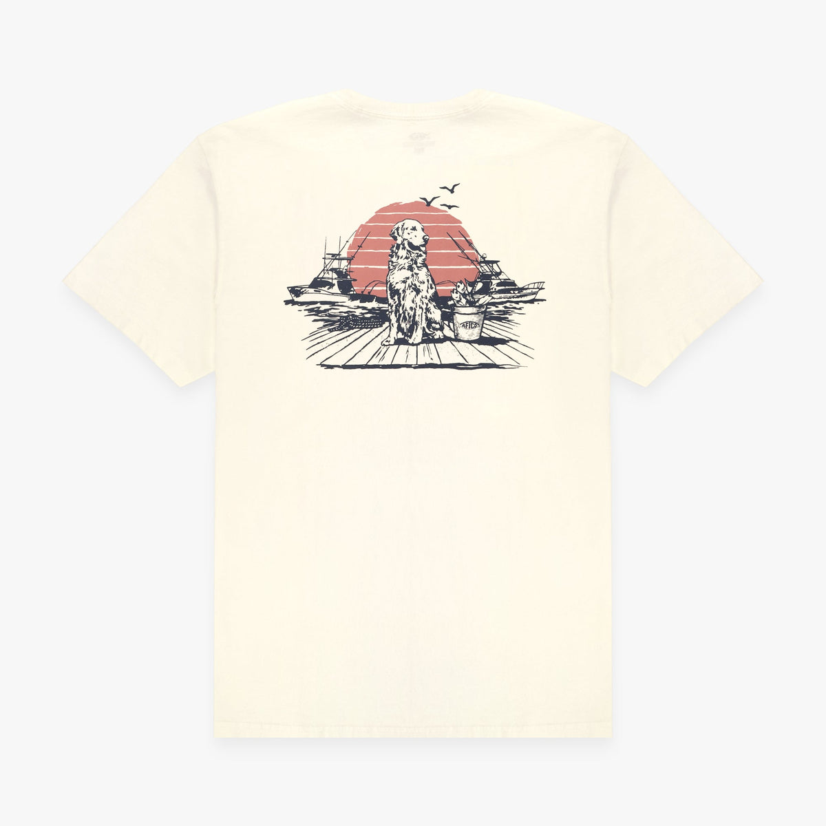 Mens Bucket SS Fishing Tee Shirt - AFTCO