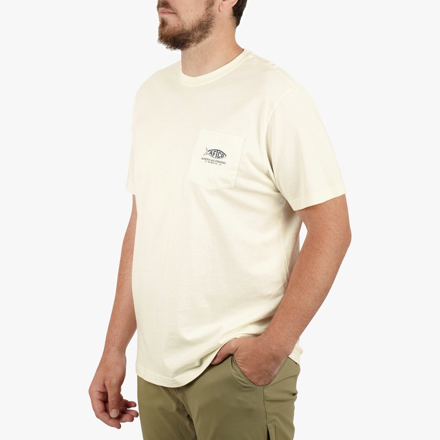 Mens Bucket SS Fishing Tee Shirt - AFTCO