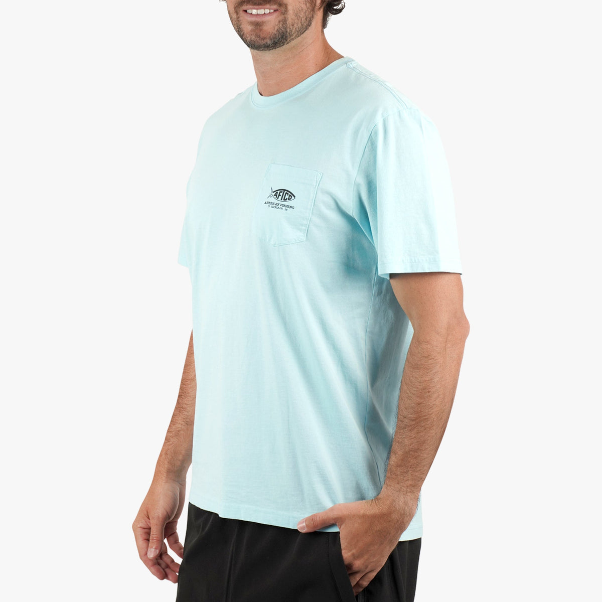 Mens Bucket SS Fishing Tee Shirt - AFTCO
