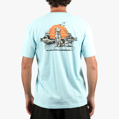 Mens Bucket SS Fishing Tee Shirt - AFTCO