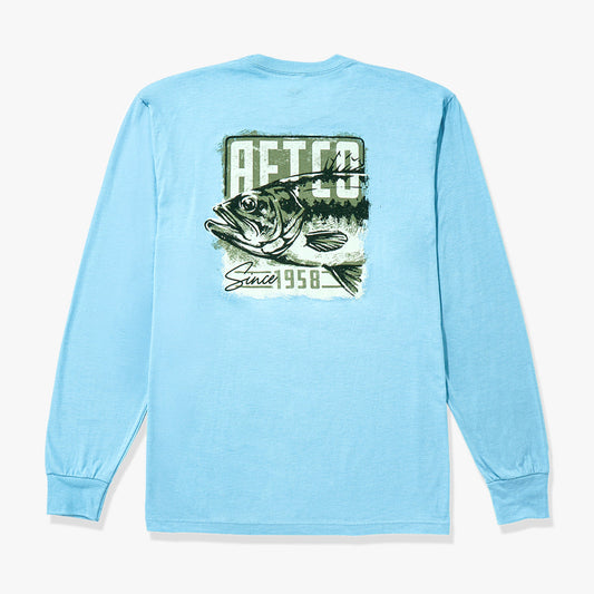 Mens Gamble Long Sleeve Men's Fishing T-Shirt - AFTCO
