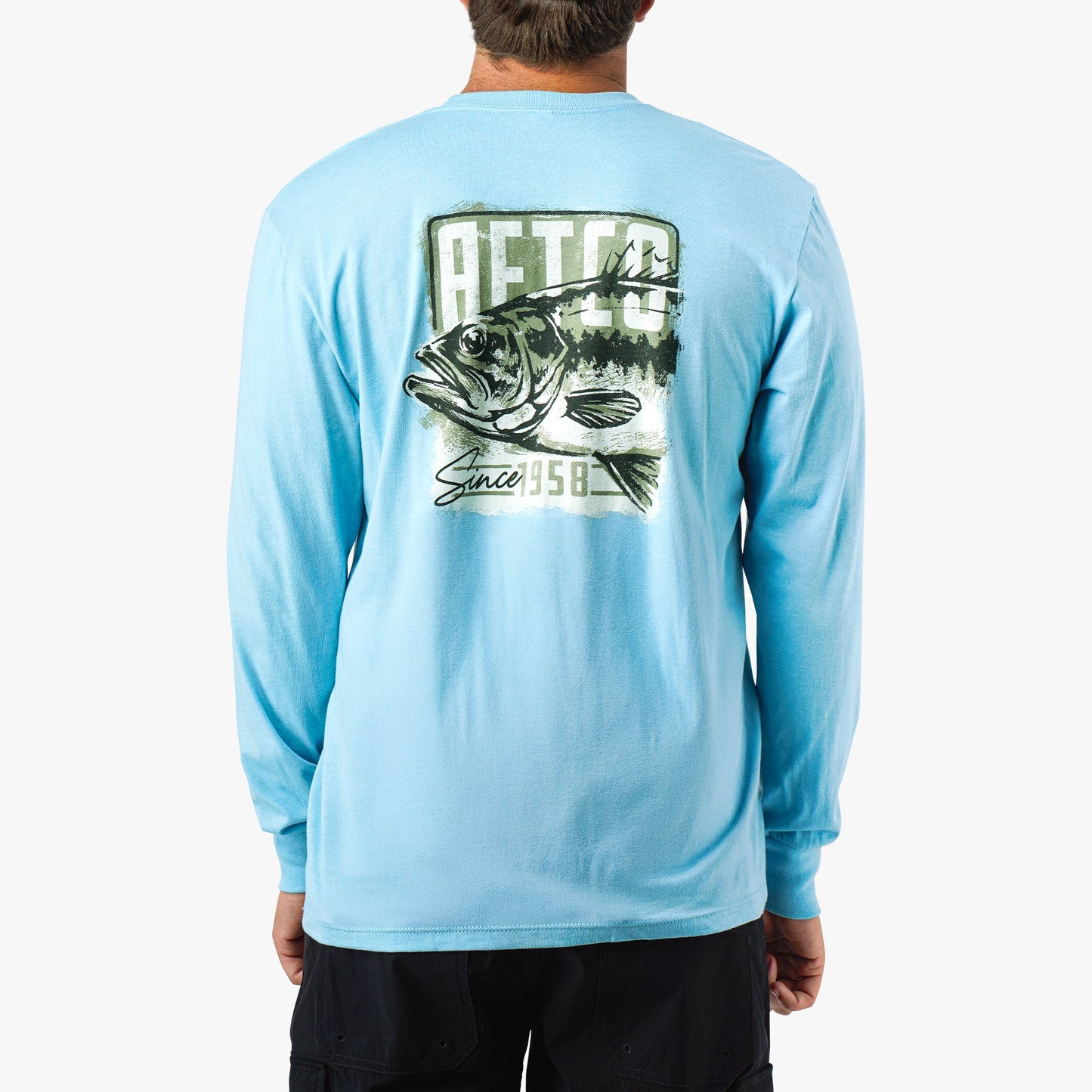 Mens Gamble Long Sleeve Men's Fishing T-Shirt - AFTCO