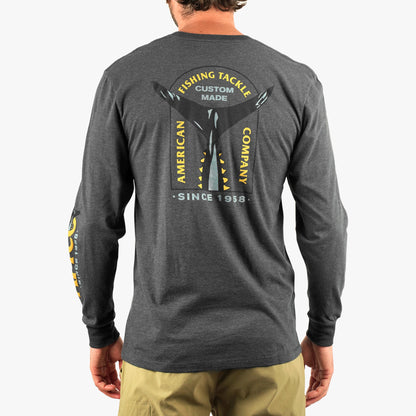 Mens Shadow Long Sleeve Fishing T-Shirt - AFTCO