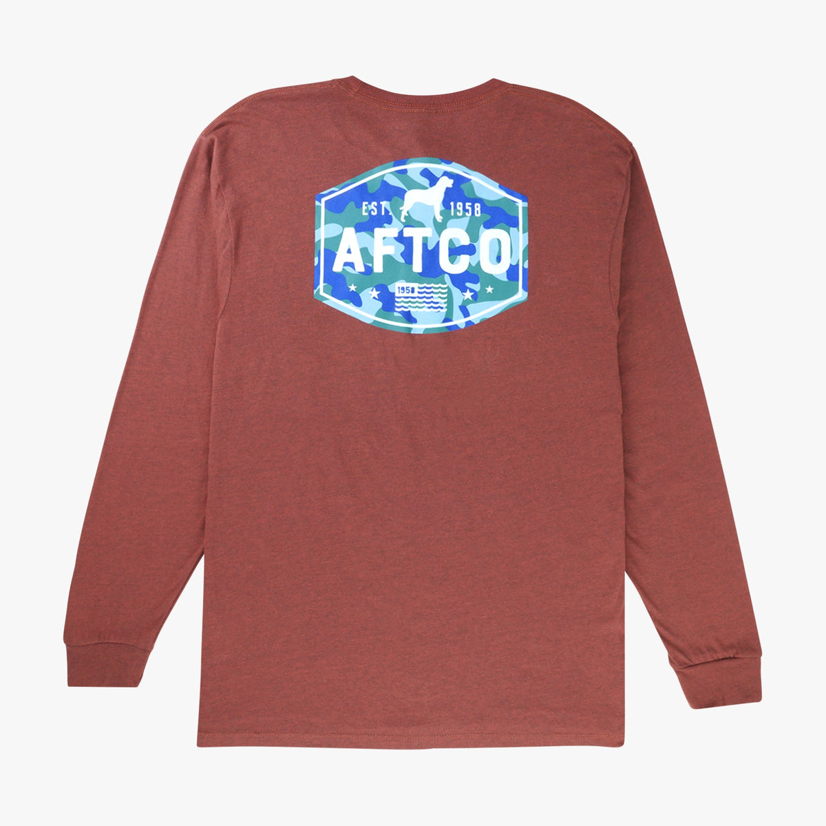 Mens Best Friend Long Sleeve Fishing T-Shirts - AFTCO