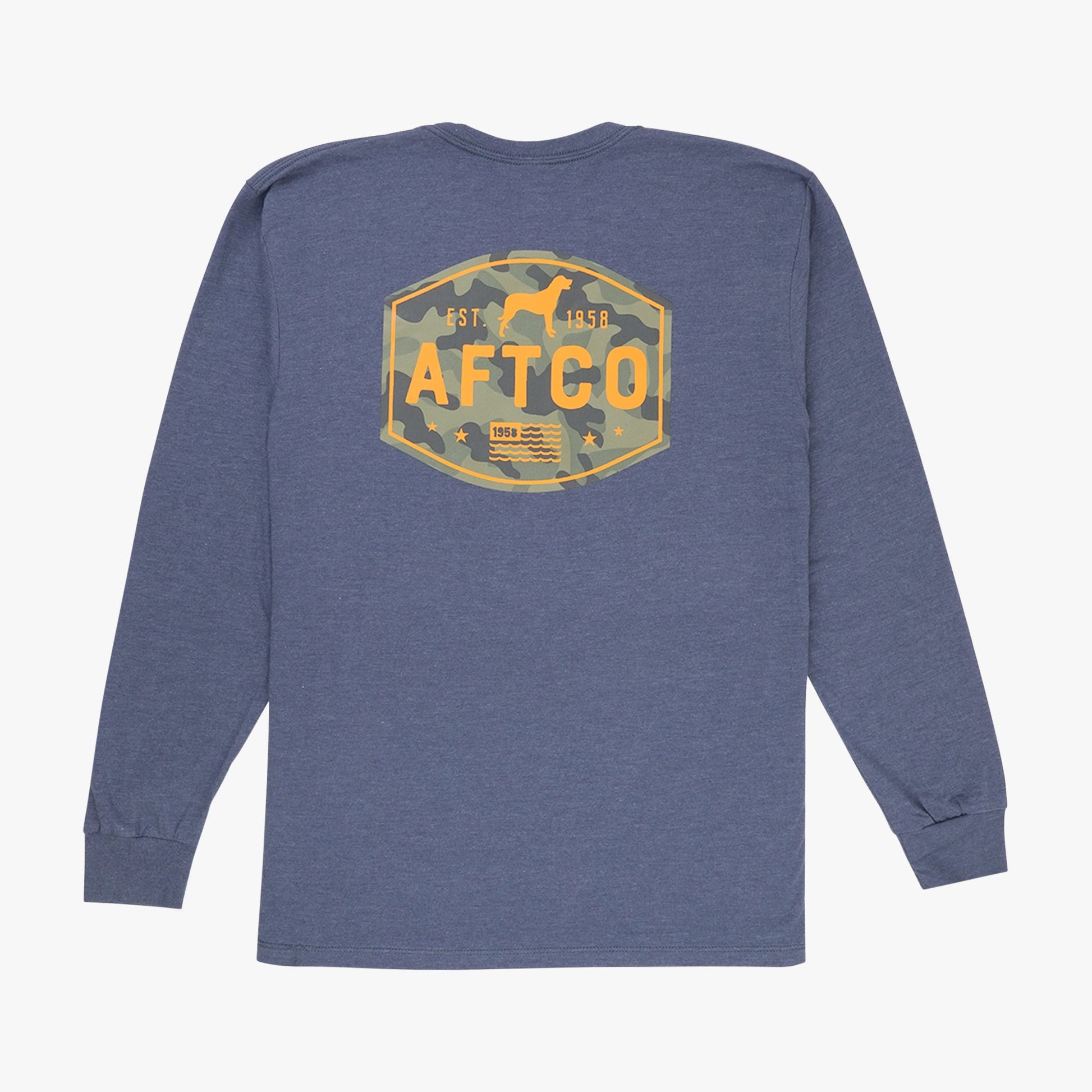 Mens Best Friend Long Sleeve Fishing T-Shirts - AFTCO