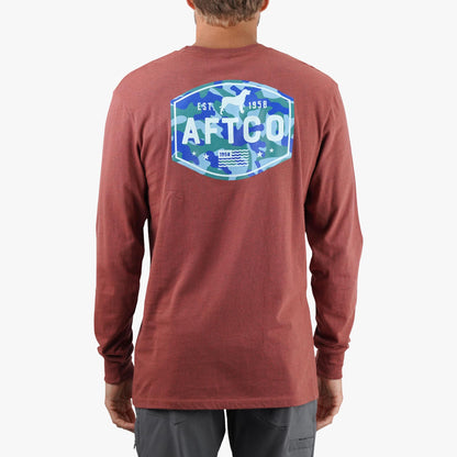 Mens Best Friend Long Sleeve Fishing T-Shirts - AFTCO