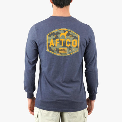 Mens Best Friend Long Sleeve Fishing T-Shirts - AFTCO