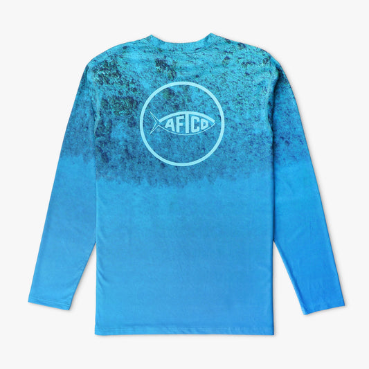 Mens Shoreline UVX LS Sun Protection Fishing Shirt - AFTCO
