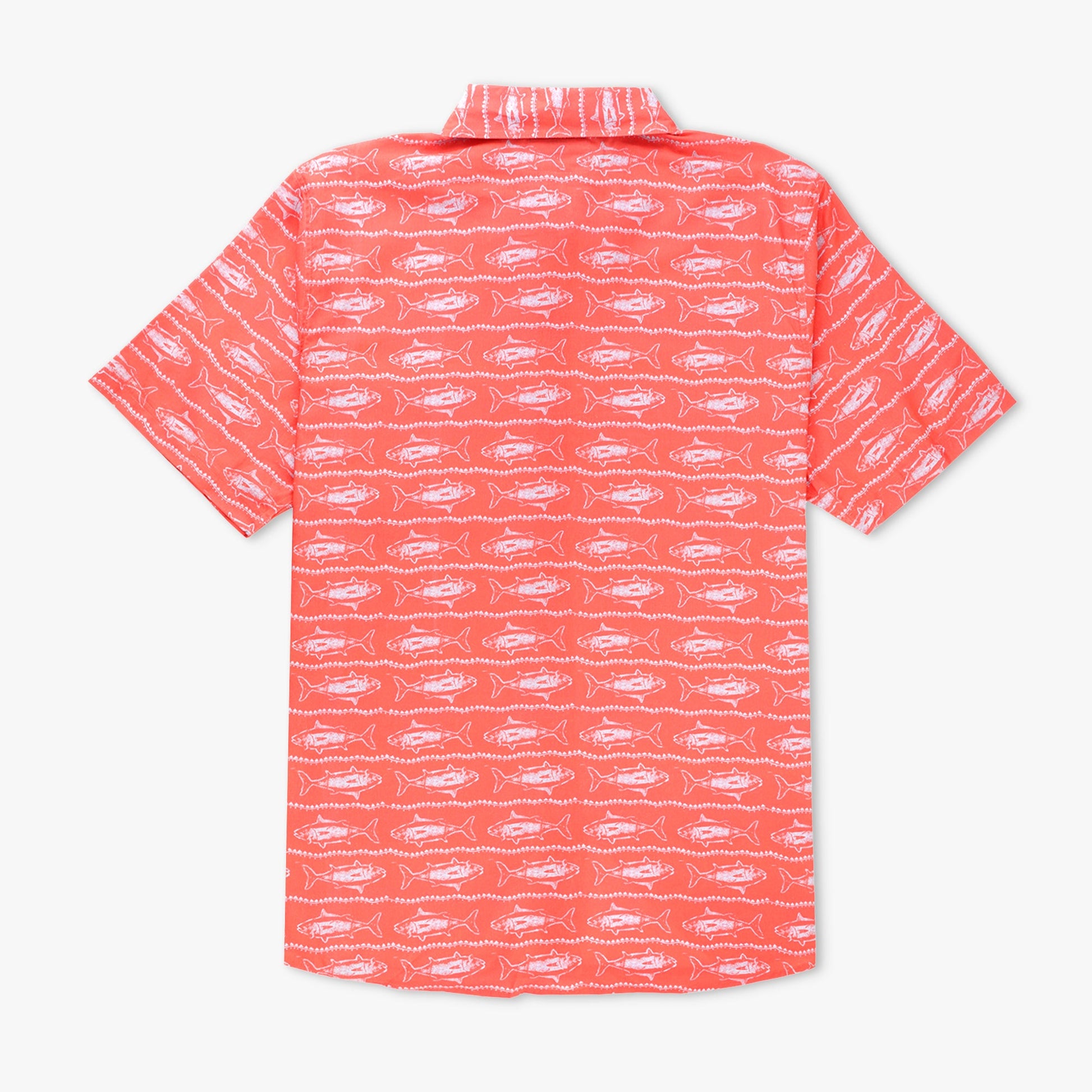 Mens Boatbar SS Button Down Fishing Shirt - AFTCO